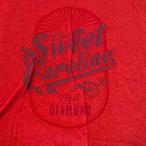Red Sweet Caroline Graphic Tee